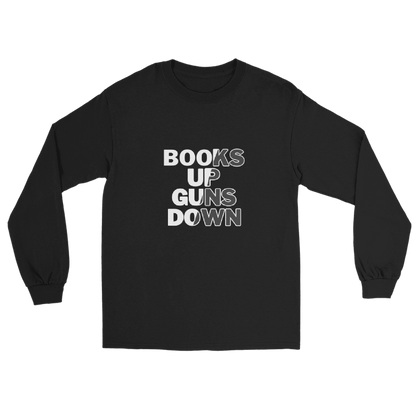 Books Up Guns Down Long-sleeve T-shirt