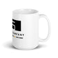 M:5 White glossy mug