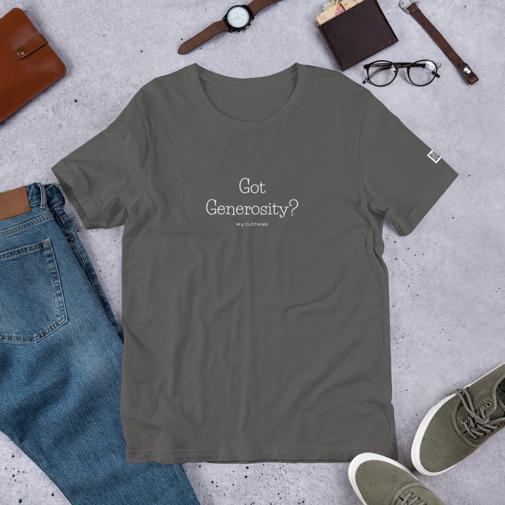 Got Generosity Unisex t-shirt