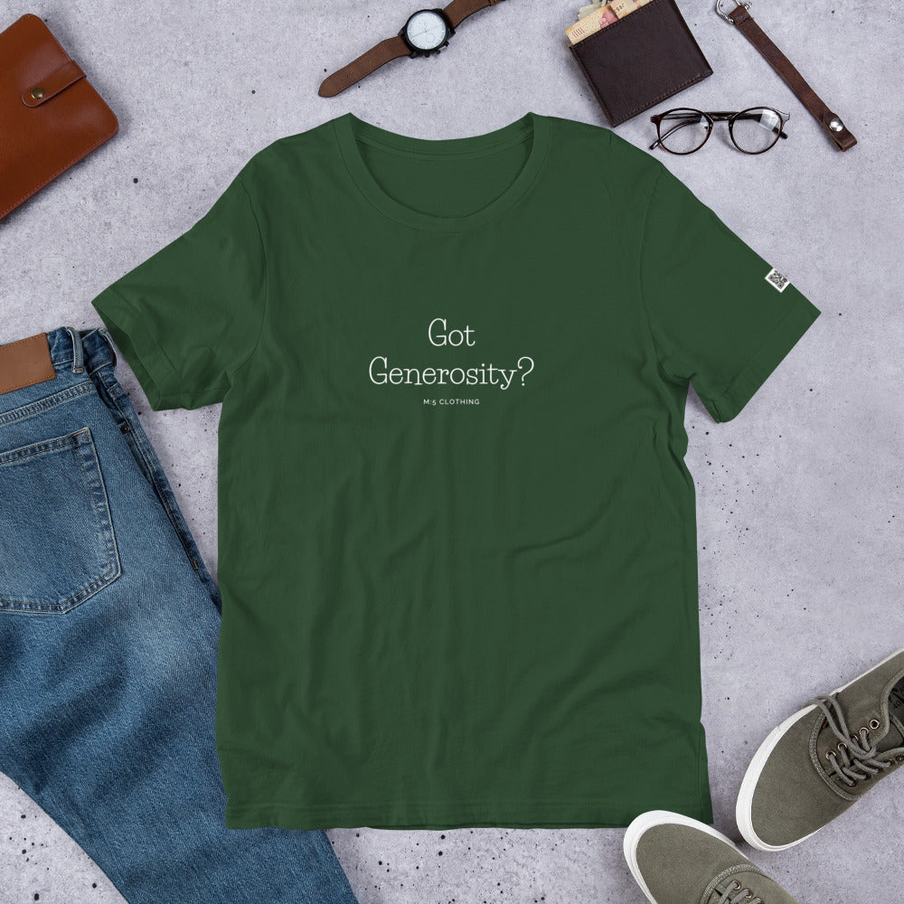 Got Generosity Unisex t-shirt