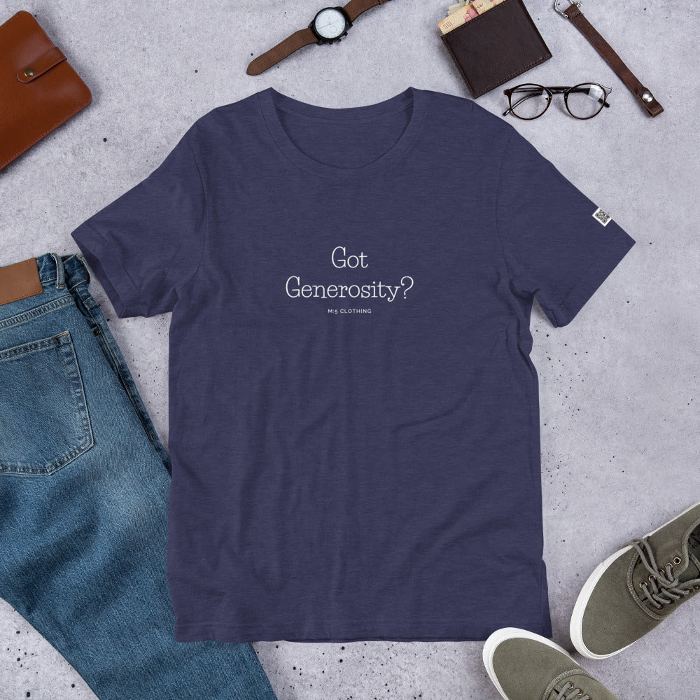 Got Generosity Unisex t-shirt